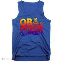 American Football Line Qb Protection Service Great Gift Tank Top thumb 0