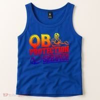 American Football Line Qb Protection Service Great Gift Tank Top thumb 2