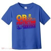 American Football Line Qb Protection Service Great Gift Toddler T-Shirt thumb 0
