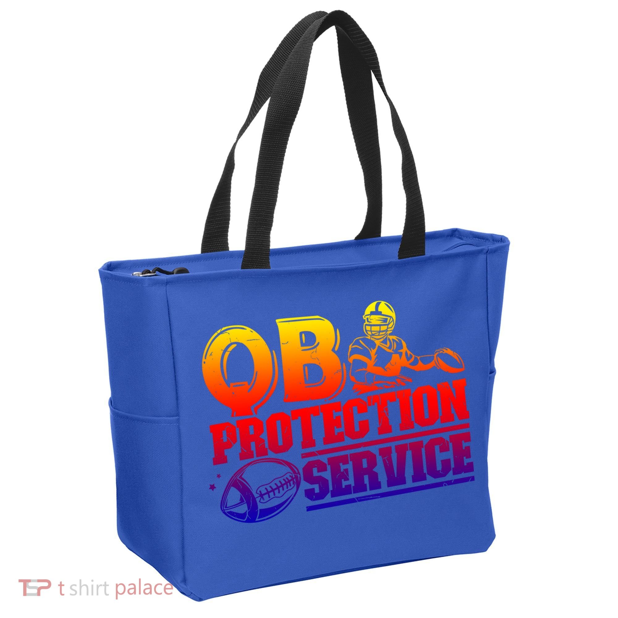 American Football Line Qb Protection Service Great Gift Tote Bag