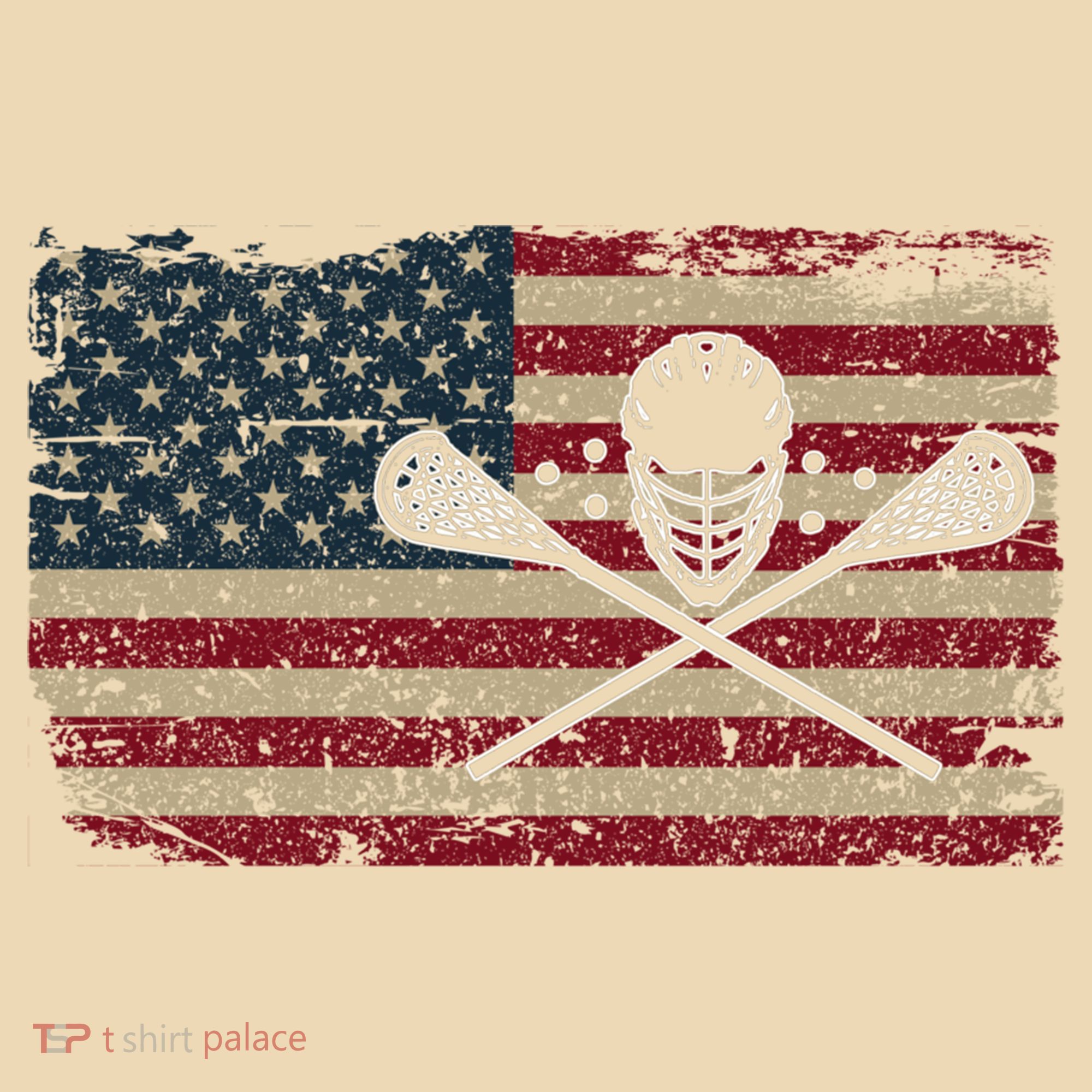 American Flag Lacrosse Usa Lax Player Gift Idea Great Gift Tote Bag