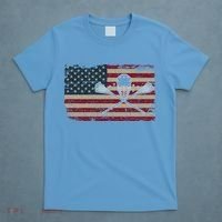 American Flag Lacrosse Usa Lax Player Gift Idea Great Gift T-Shirt thumb 4