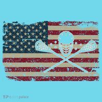 American Flag Lacrosse Usa Lax Player Gift Idea Great Gift Kids T-Shirt thumb 4