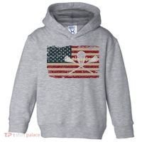 American Flag Lacrosse Usa Lax Player Gift Idea Great Gift Toddler Hoodie thumb 0