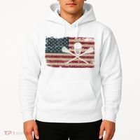 American Flag Lacrosse Usa Lax Player Gift Idea Great Gift Hoodie thumb 2