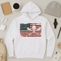 American Flag Lacrosse Usa Lax Player Gift Idea Great Gift Hoodie thumb 3