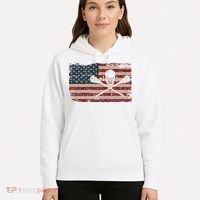 American Flag Lacrosse Usa Lax Player Gift Idea Great Gift Hoodie thumb 5