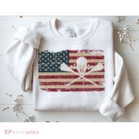 American Flag Lacrosse Usa Lax Player Gift Idea Great Gift Sweatshirt thumb 2