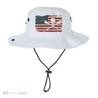 American Flag Lacrosse Usa Lax Player Gift Idea Great Gift Bucket Hat thumb 0