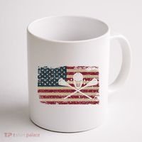 American Flag Lacrosse Usa Lax Player Gift Idea Great Gift Coffee Mug thumb 1