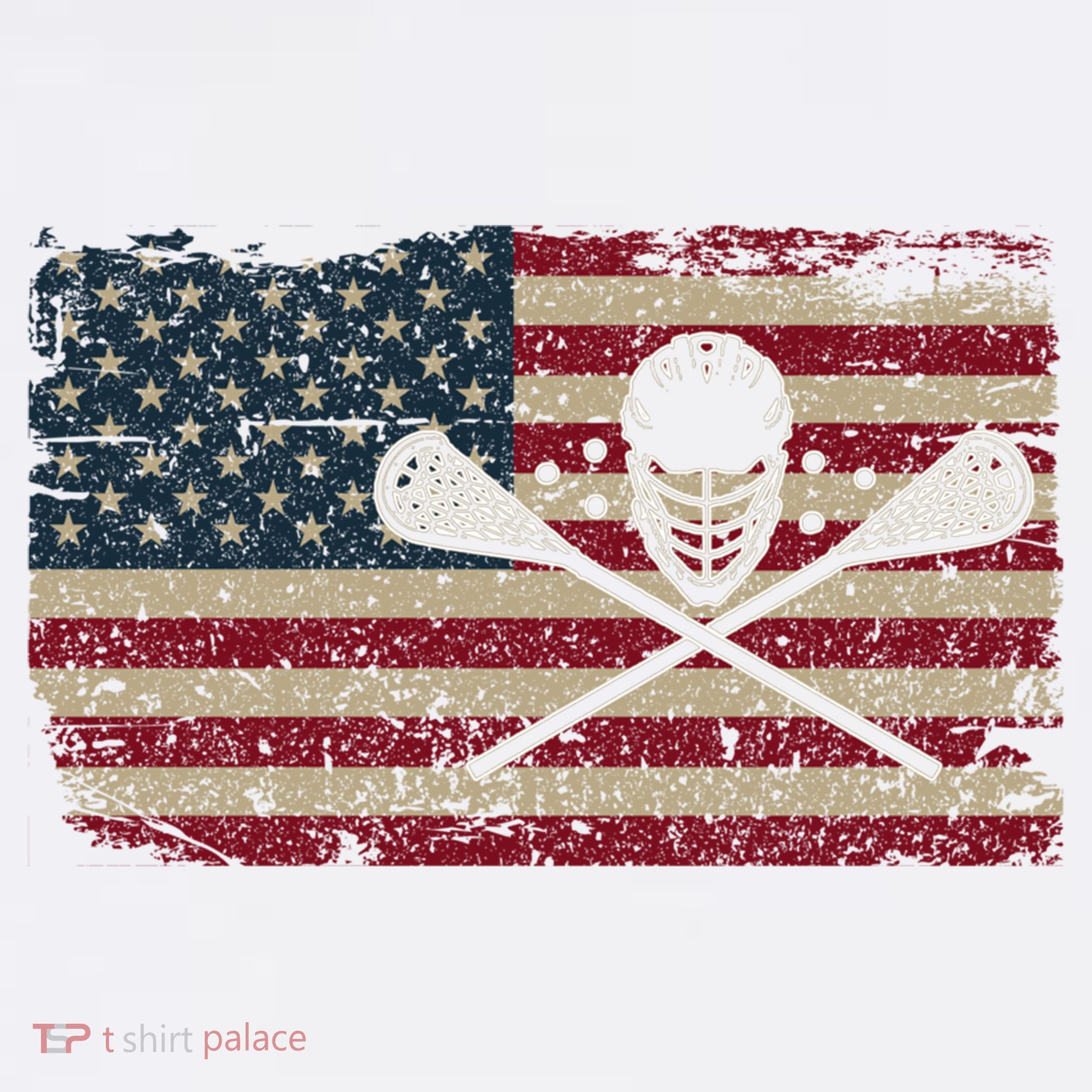 American Flag Lacrosse Usa Lax Player Gift Idea Great Gift Women's Tank Top