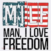 American Flag MILF Man I Love Freedom 4th Of July Patriotic Women's Tank Top thumb 5