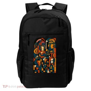 Abstract Faces Montage  Backpack