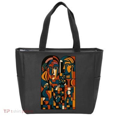 Abstract Faces Montage  Tote Bag