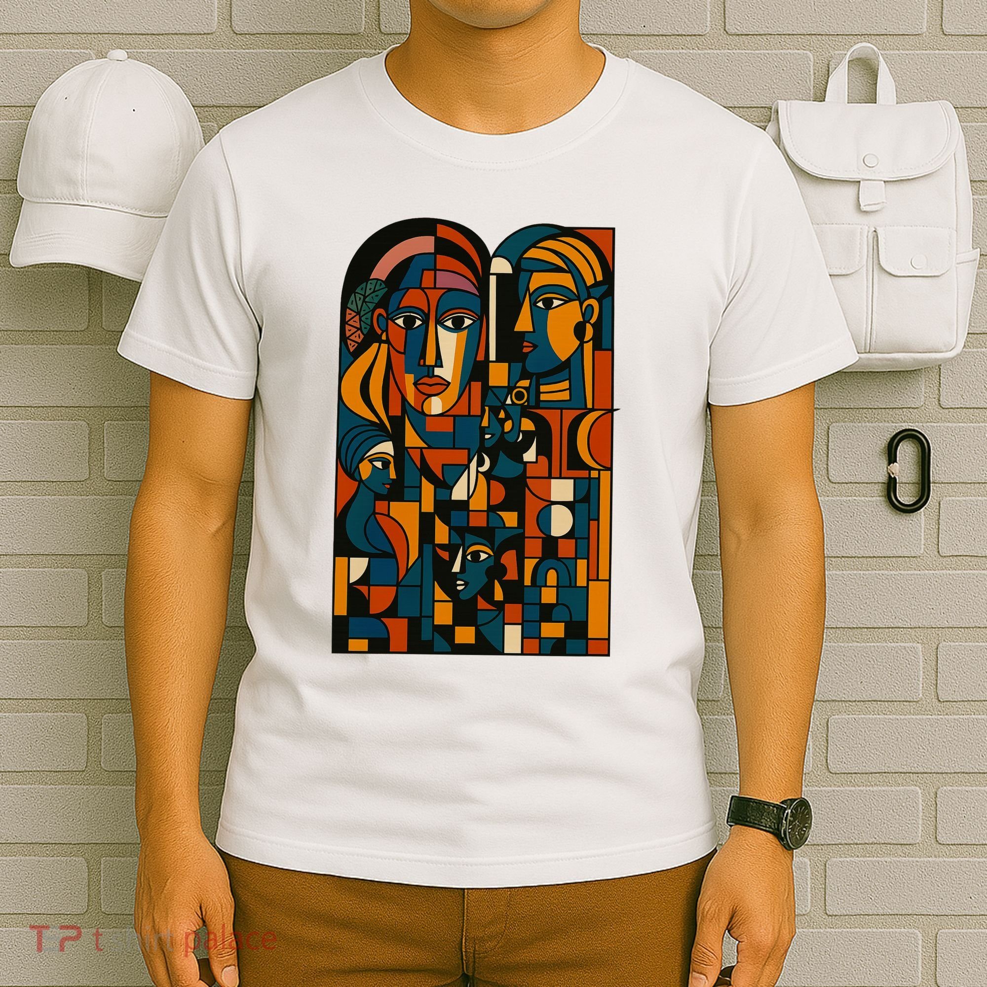 Abstract Faces Montage  T-Shirt