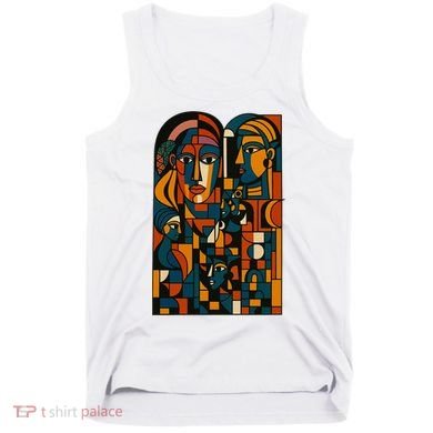 Abstract Faces Montage  Tank Top