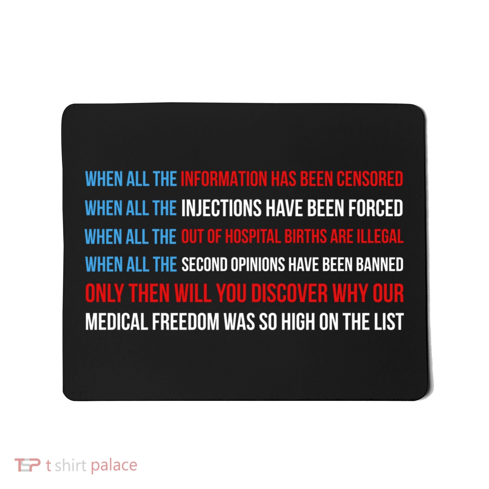 American Flag Medical Freedom No Vaccine Mandates Anticool Giftvax Meaningful Gi Mousepad