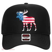 American Flag Moose Patriotic Moose Hat thumb 0