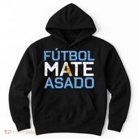 Argentina Futbol Mate Asado Flag Soccer Hoodie thumb 0