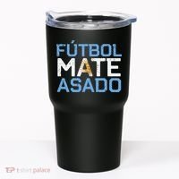 Argentina Futbol Mate Asado Flag Soccer Tumbler thumb 0