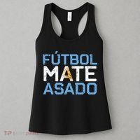 Argentina Futbol Mate Asado Flag Soccer Women's Tank Top thumb 3