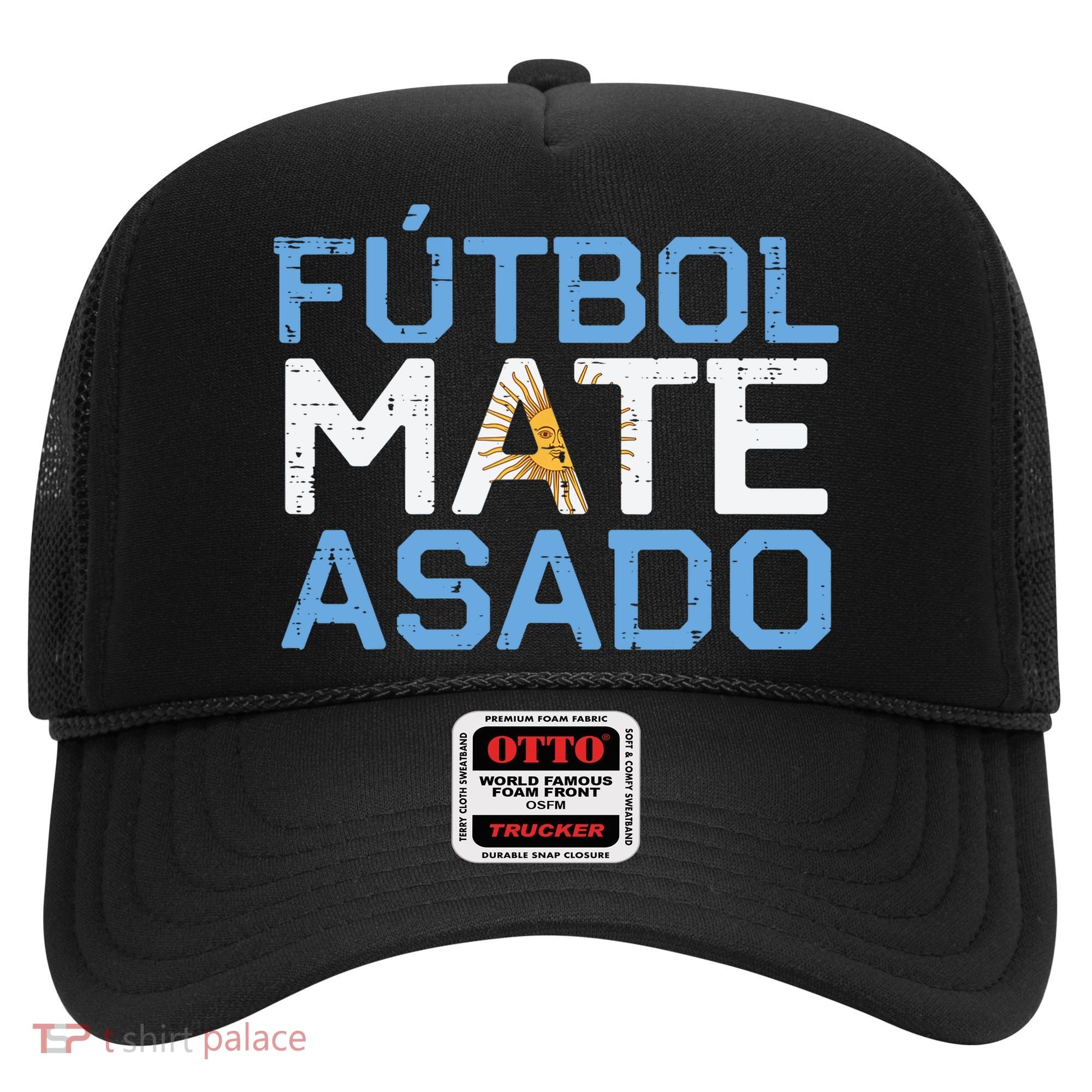 Argentina Futbol Mate Asado Flag Soccer Hat