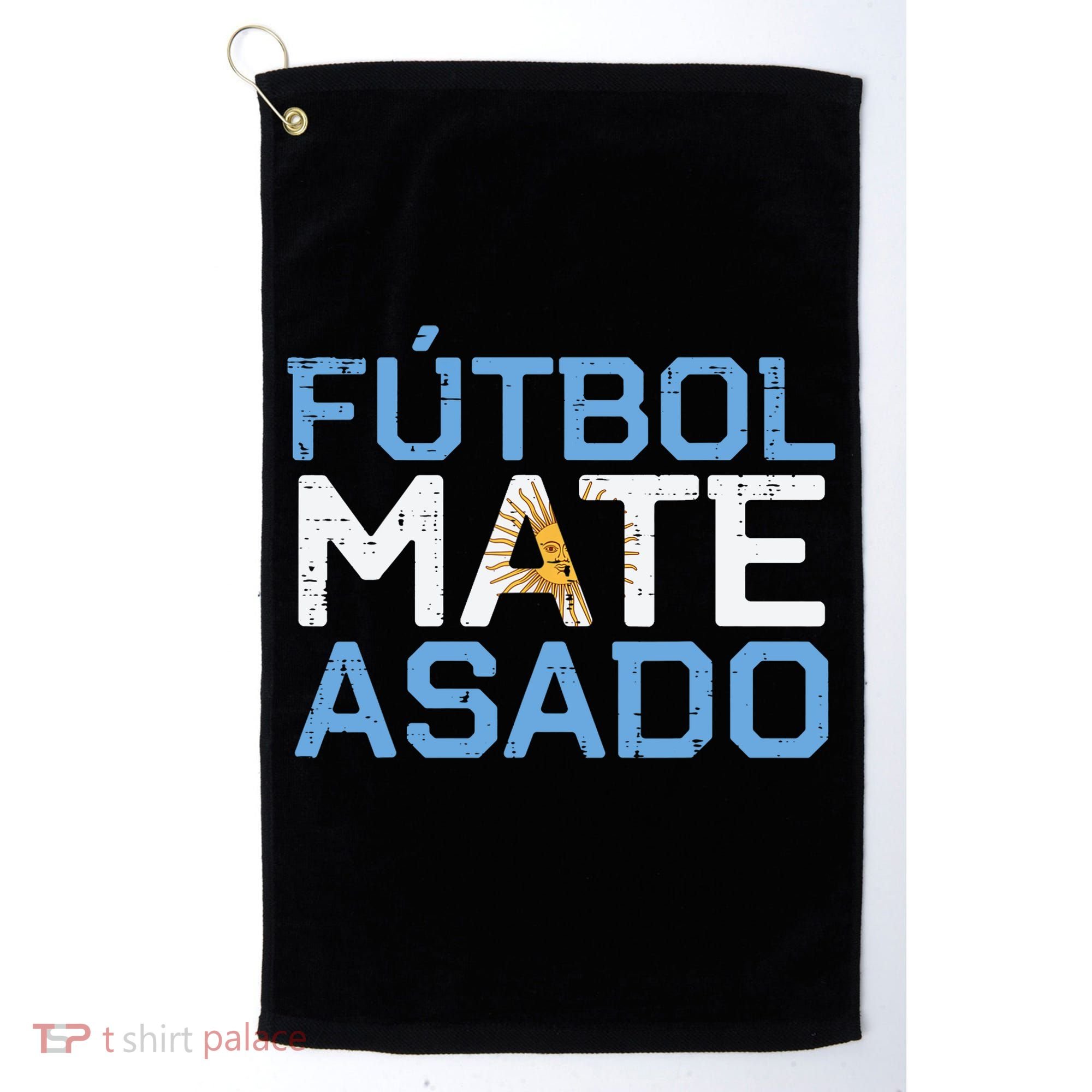 Argentina Futbol Mate Asado Flag Soccer Golf Towel