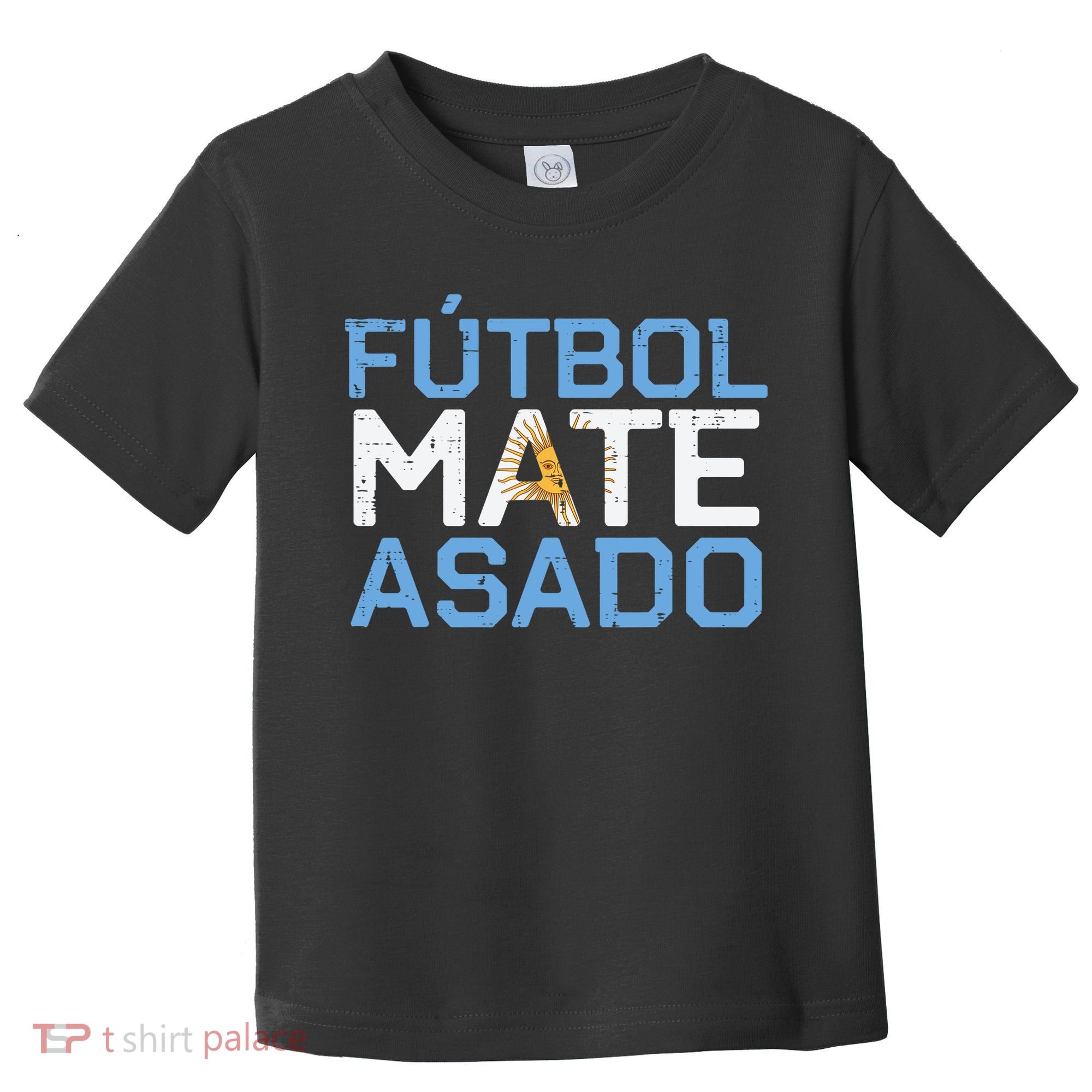 Argentina Futbol Mate Asado Flag Soccer Toddler T-Shirt