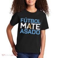 Argentina Futbol Mate Asado Flag Soccer Kids T-Shirt thumb 2