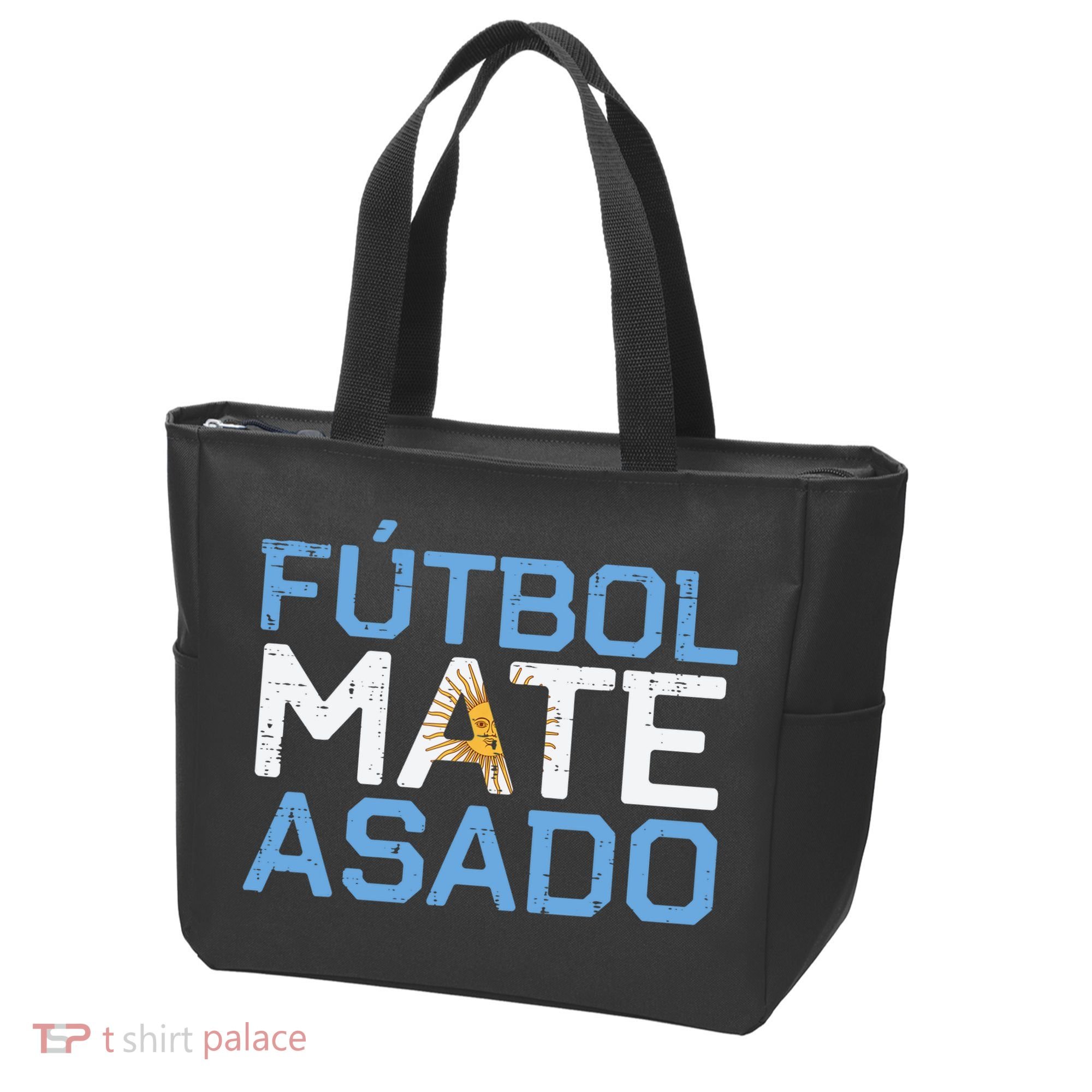 Argentina Futbol Mate Asado Flag Soccer Tote Bag
