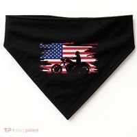 American Flag Motorcycle Apparel Motorcycle USA-Made Doggie Bandana thumb 0