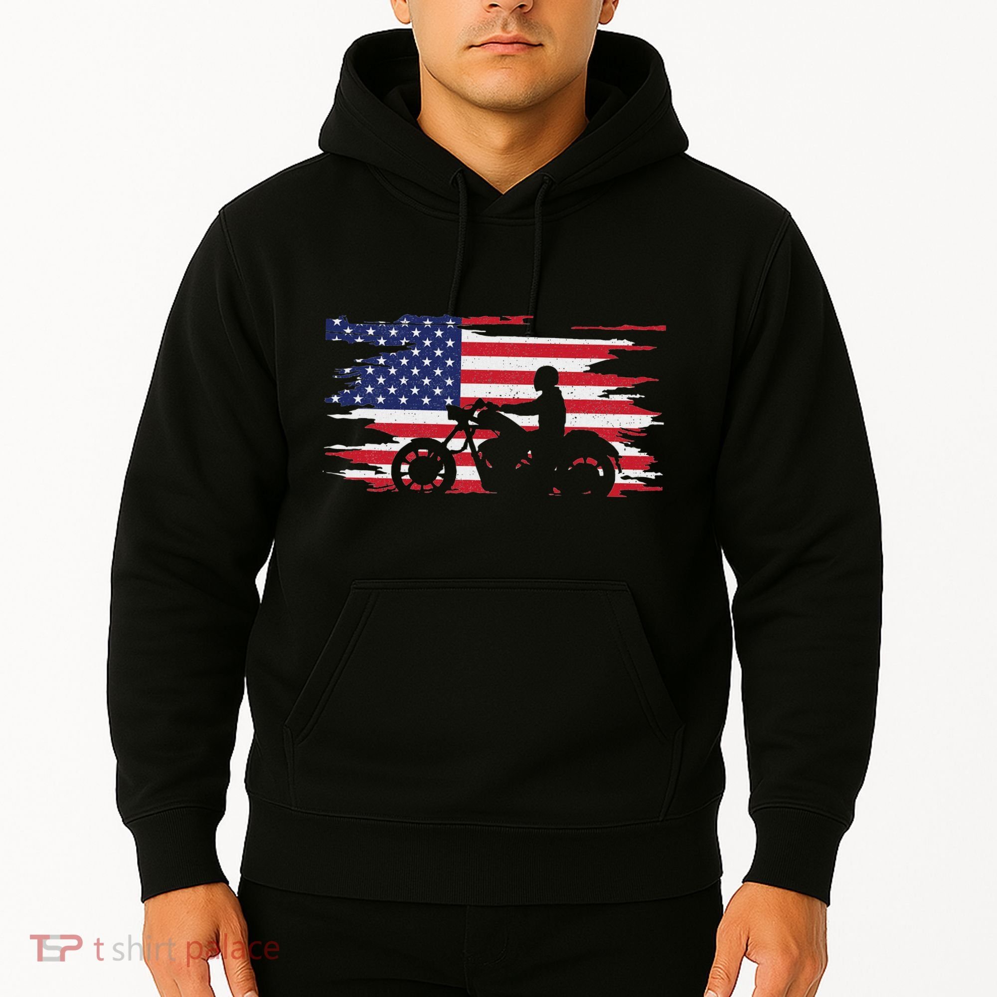 American Flag Motorcycle Apparel Motorcycle Hoodie