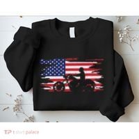 American Flag Motorcycle Apparel Motorcycle Sweatshirt thumb 2