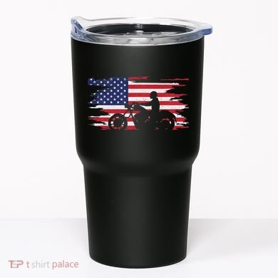 American Flag Motorcycle Apparel Motorcycle Tumbler