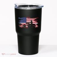 American Flag Motorcycle Apparel Motorcycle Tumbler thumb 0