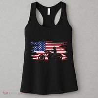 American Flag Motorcycle Apparel Motorcycle Women's Tank Top thumb 3