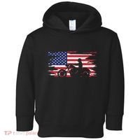 American Flag Motorcycle Apparel Motorcycle Toddler Hoodie thumb 0