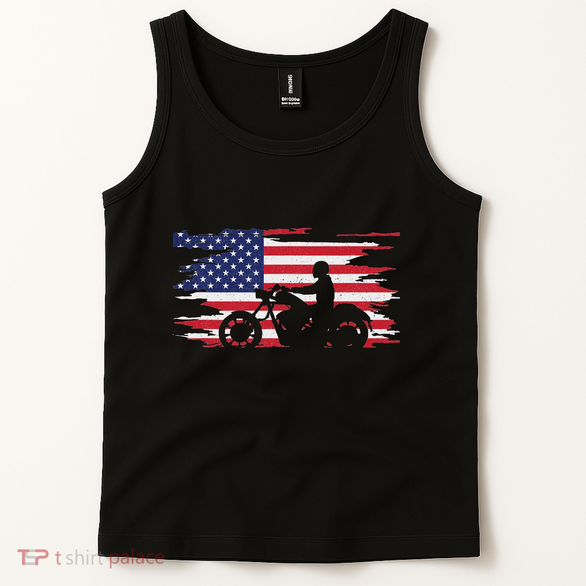 American Flag Motorcycle Apparel Motorcycle Tank Top