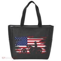 American Flag Motorcycle Apparel Motorcycle Tote Bag thumb 0