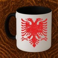 Albanian Flag Meaningful Gift Red Eagle Albania Cool Gift Cool Gift Coffee Mug thumb 2