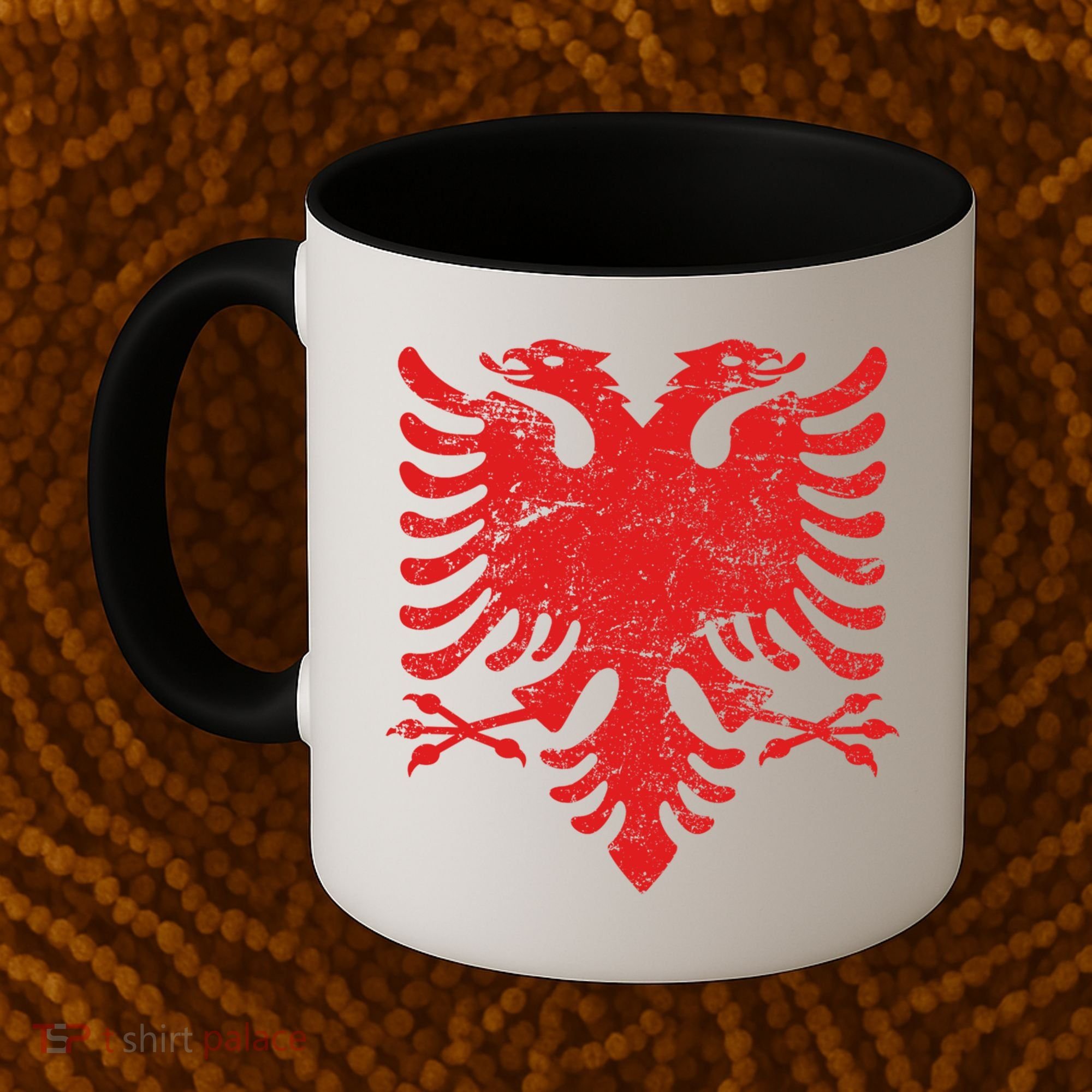 Albanian Flag Meaningful Gift Red Eagle Albania Cool Gift Cool Gift Coffee Mug