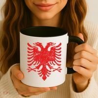 Albanian Flag Meaningful Gift Red Eagle Albania Cool Gift Cool Gift Coffee Mug thumb 3