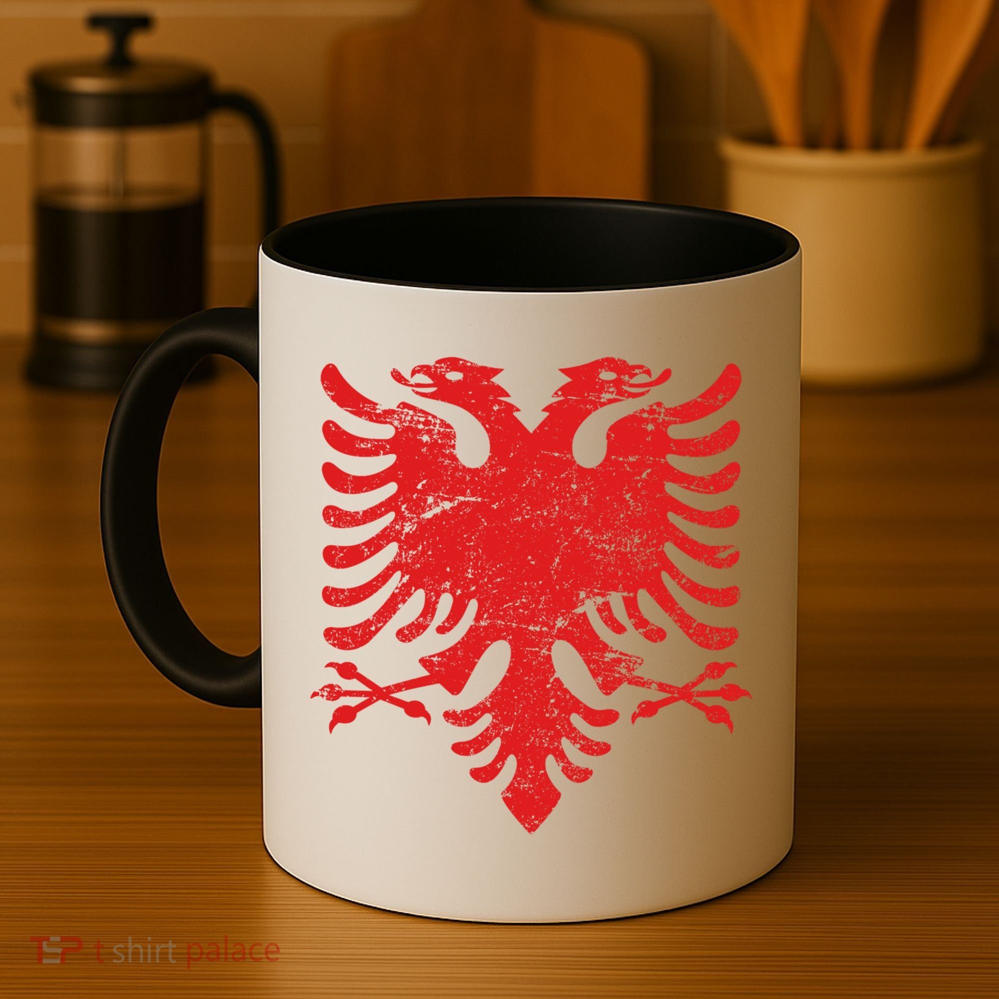 Albanian Flag Meaningful Gift Red Eagle Albania Cool Gift Cool Gift Coffee Mug