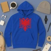 Albanian Flag Meaningful Gift Red Eagle Albania Cool Gift Cool Gift Hoodie thumb 3