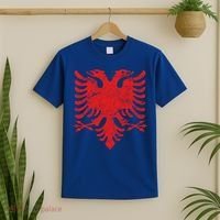 Albanian Flag Meaningful Gift Red Eagle Albania Cool Gift Cool Gift T-Shirt thumb 2