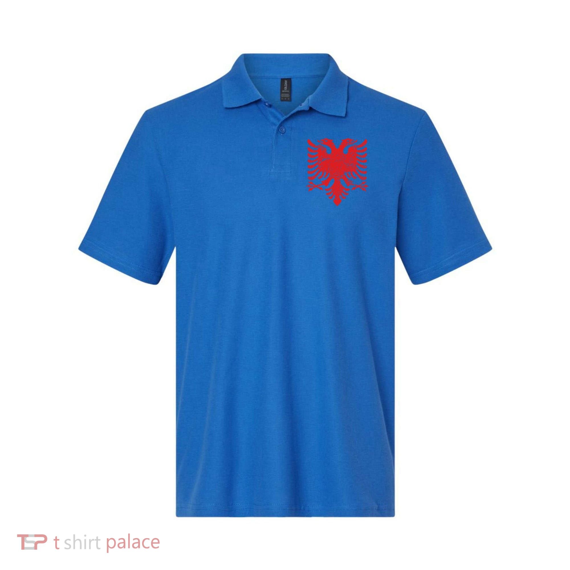 Albanian Flag Meaningful Gift Red Eagle Albania Cool Gift Cool Gift Polo