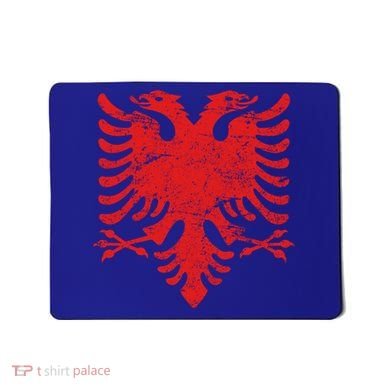 Albanian Flag Meaningful Gift Red Eagle Albania Cool Gift Cool Gift Mousepad