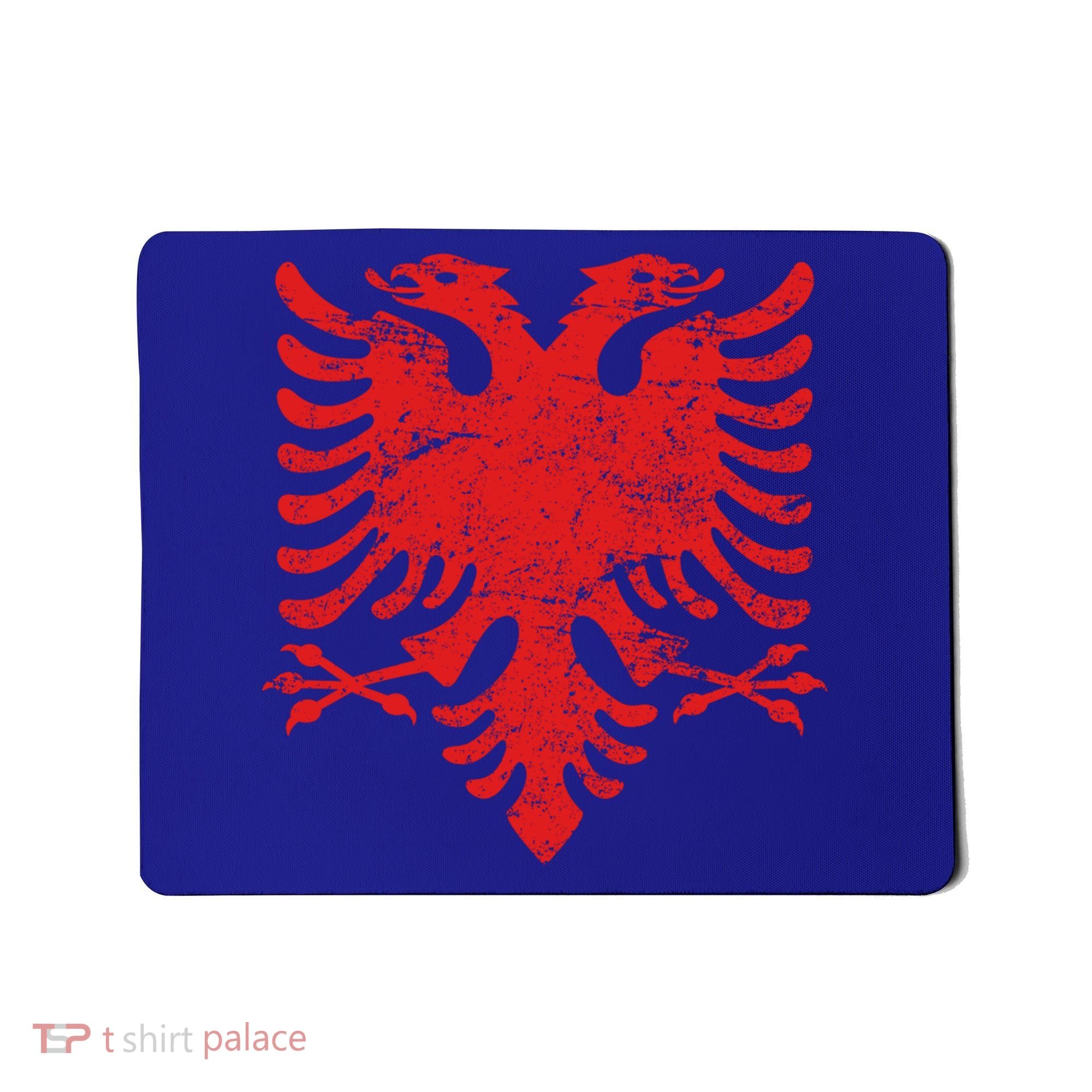 Albanian Flag Meaningful Gift Red Eagle Albania Cool Gift Cool Gift Mousepad