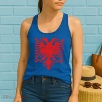 Albanian Flag Meaningful Gift Red Eagle Albania Cool Gift Cool Gift Women's Tank Top thumb 2