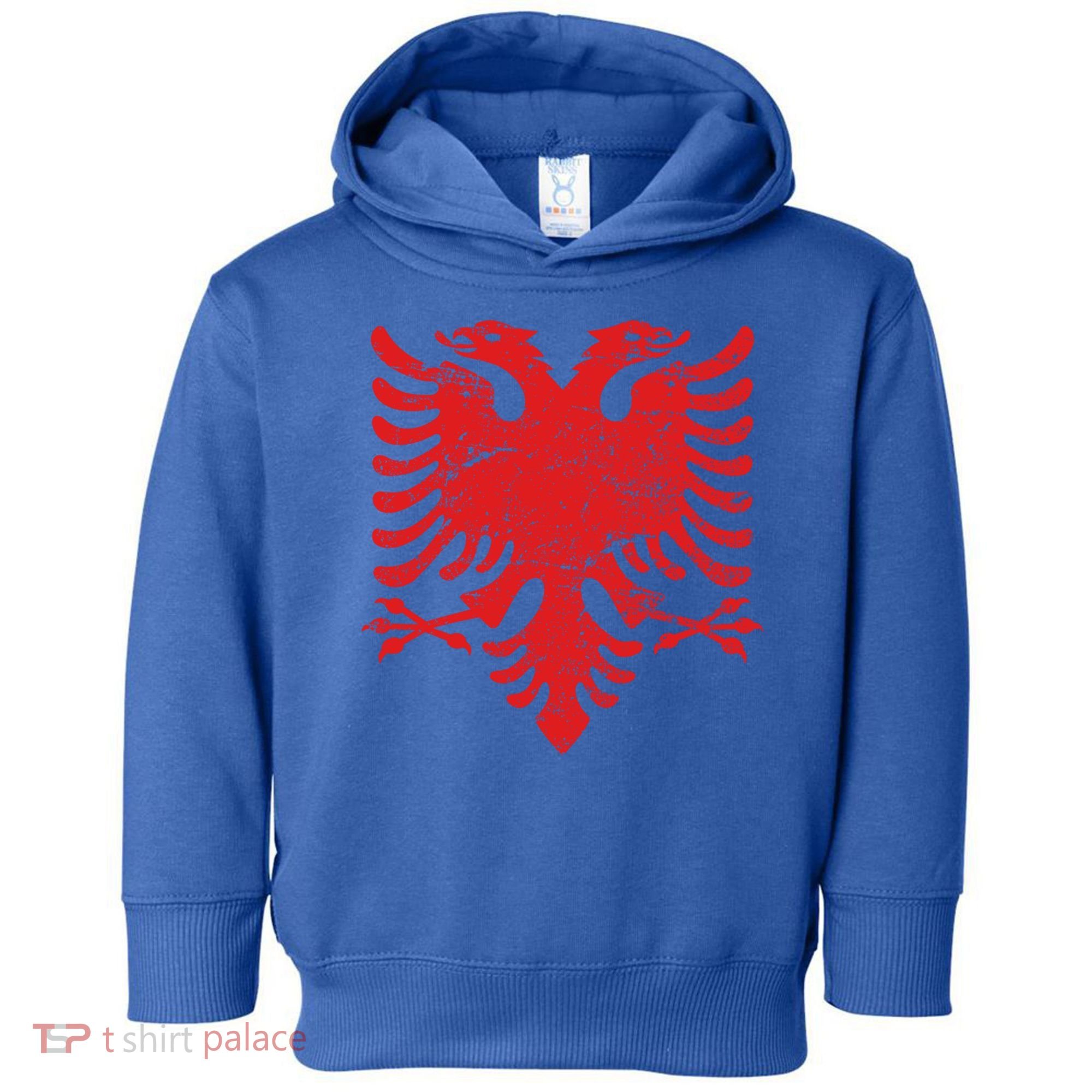 Albanian Flag Meaningful Gift Red Eagle Albania Cool Gift Cool Gift Toddler Hoodie